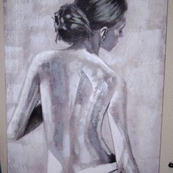 Canvas Wall Portrait Painting Of A Women 