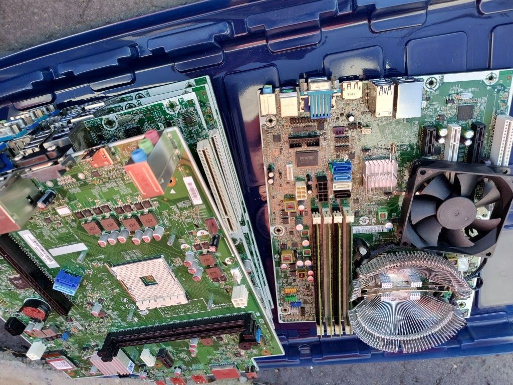 HP Motherboard Lot Amd FM2, AM4, Intel I3,