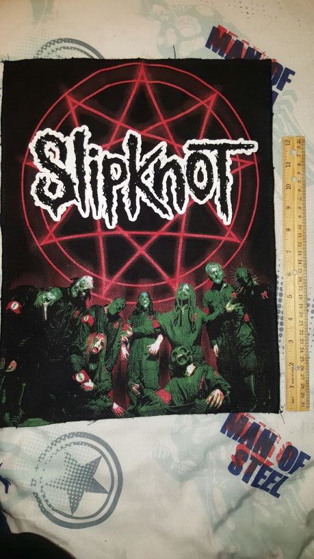 Slipknot sew on back patch