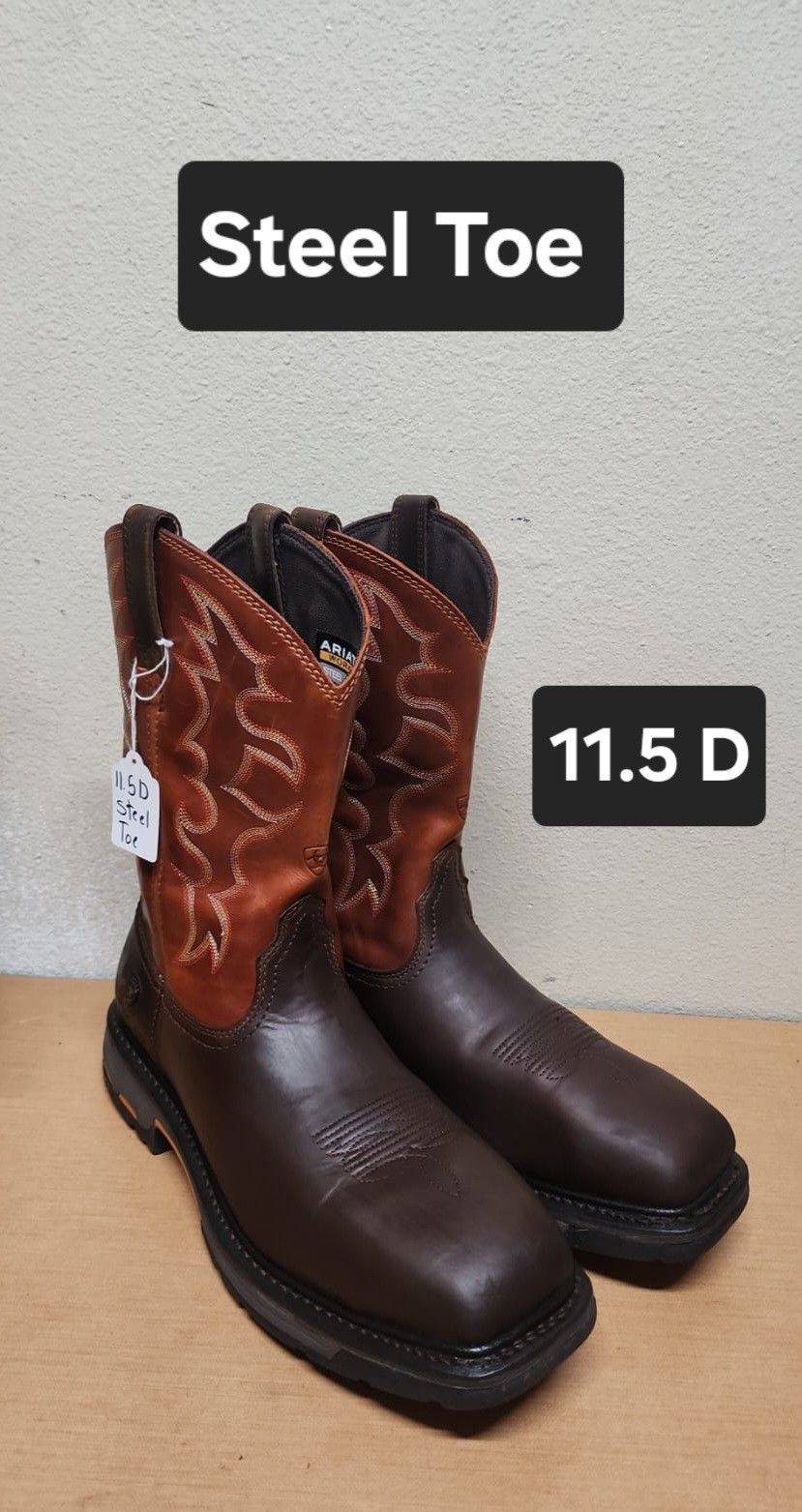 Ariat Work Boot Size 11.5 D STEEL SQUARE TOE