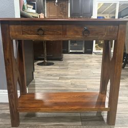 Console Table Farmhouse Style 