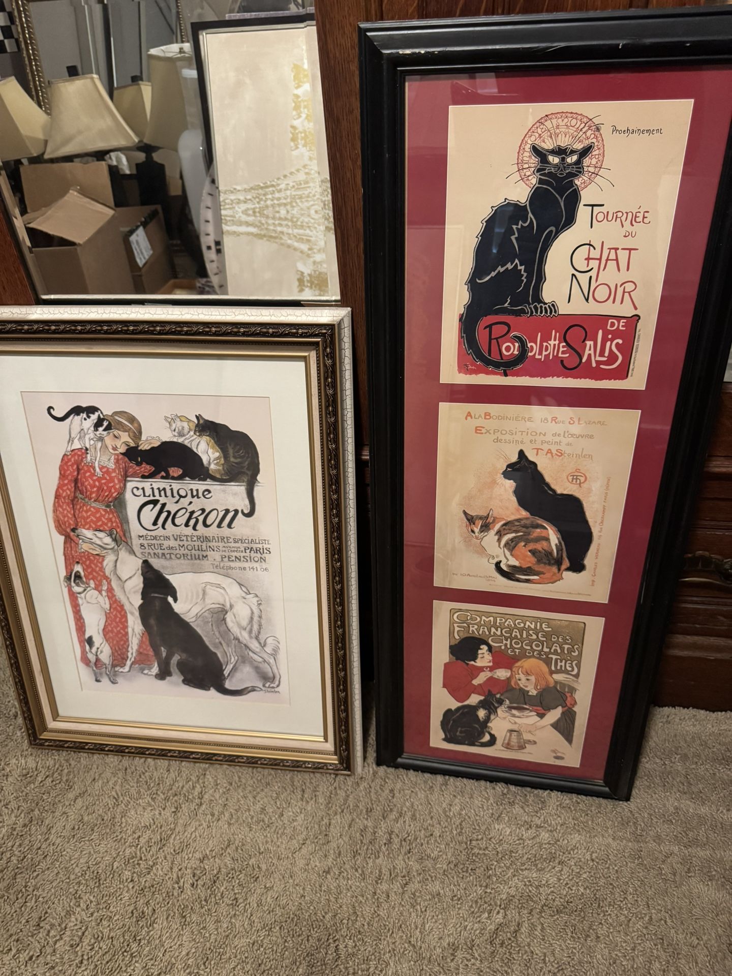 French artwork - cats