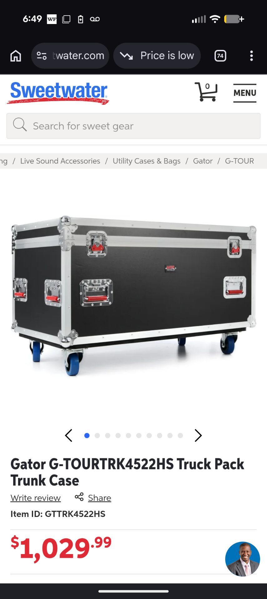 Case instrument heavy duty