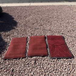 New RED non slip floor mats rugs for kitchen hallways garage  floor-mat