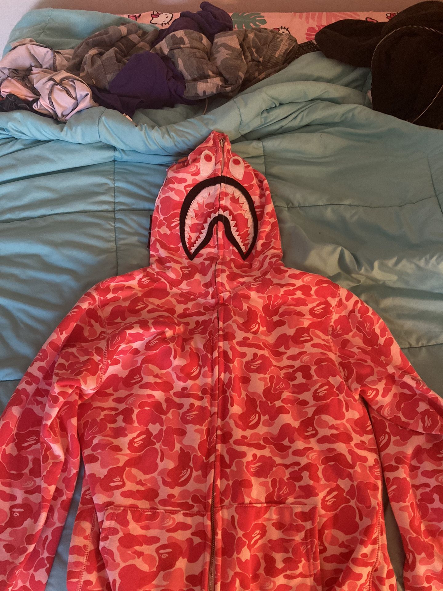 Pink Bathing Ape Hoodie