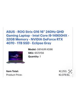 ASUS ROG STRIX G16