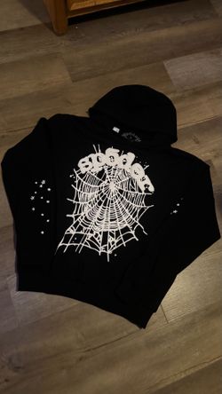Sp5der hoodie black & white