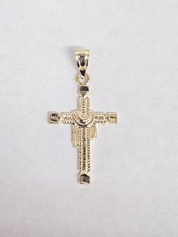 14kt Gold Cross Charm
