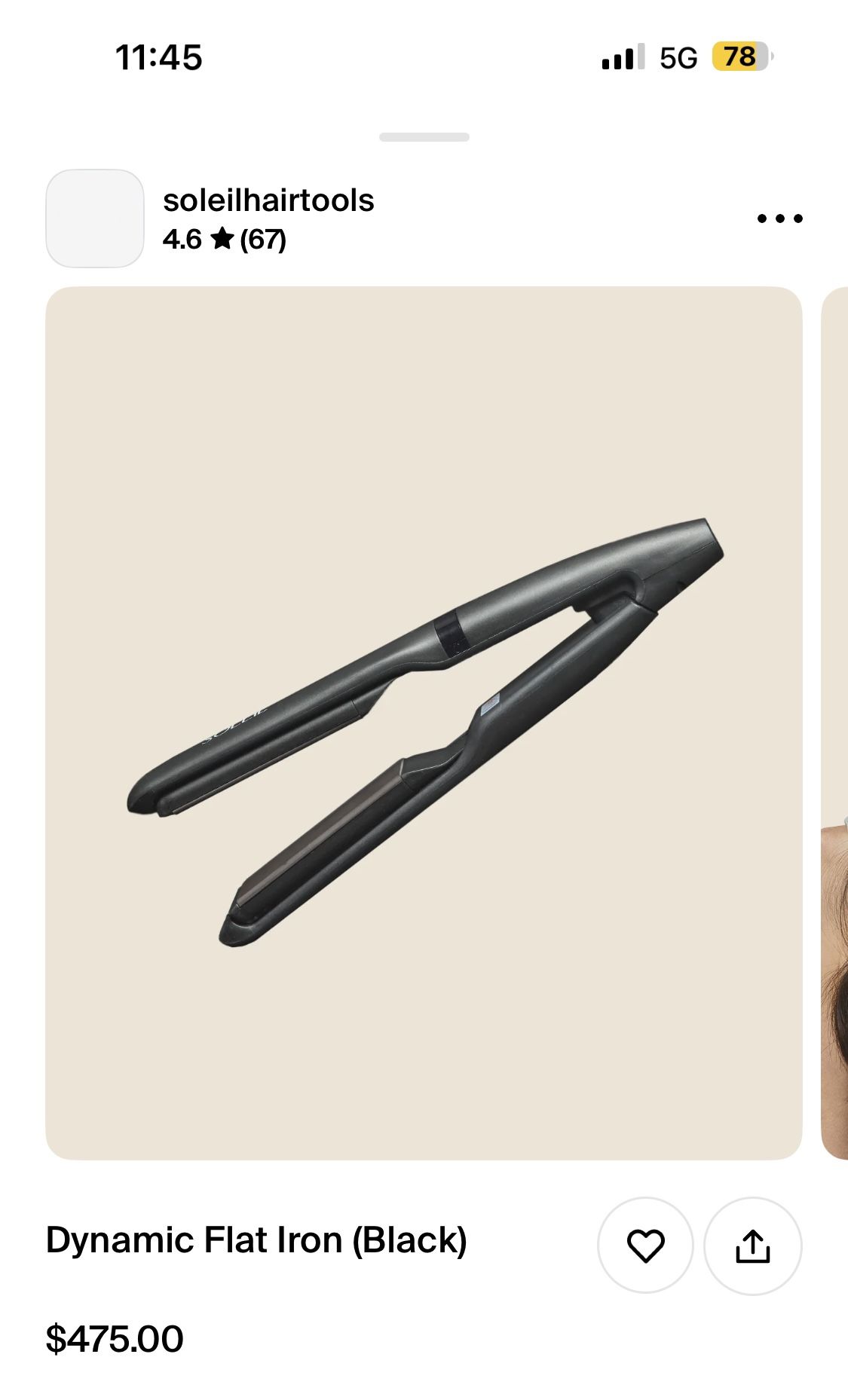 Soleil Dynamic Straightener