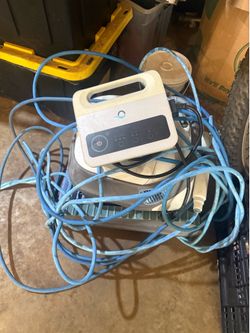 Barley used dolphin s-200 pool vacuum and cleaner
