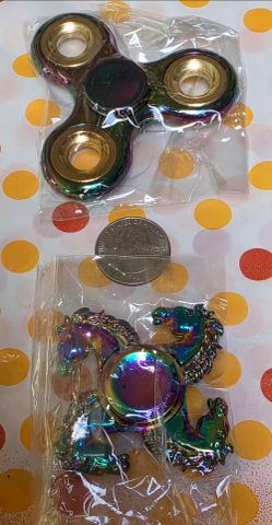 Metal Fidget Spinners X 2