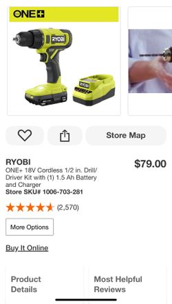 Ryobi Drill