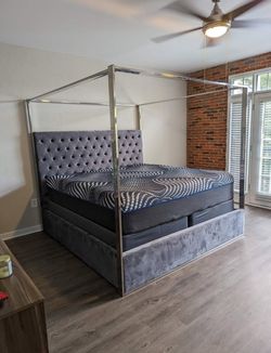 Canopy Platform Bed - Atlanta Same Day Delivery 