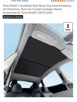 Tesla Y roof shade