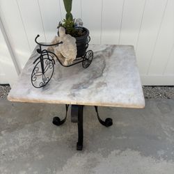 Metal Marble Table 