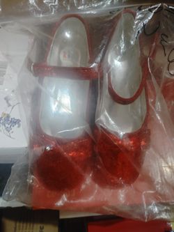 Wizard Of Oz Red Shoes Size 2