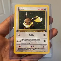 1st Edition Evee Pokémon Card