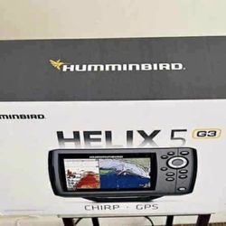 Fish finder. Humminbird HELIX 5 CHIRP GPS G3