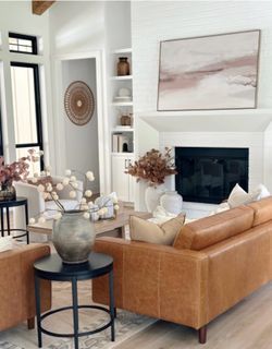 Neutral Studio McGee Framed Wall Art Canvas