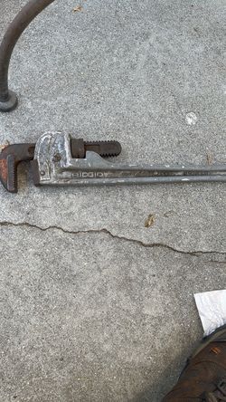 Rigid 18” aluminum pipe wrench