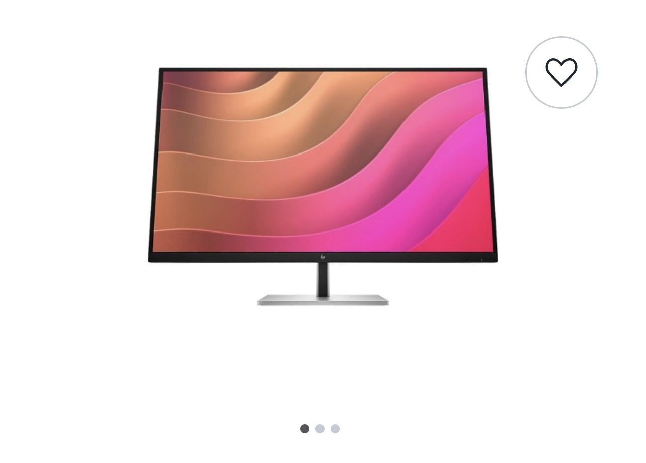 HP - 31.5" LED Full HD 1080p 60hz 32f Monitor - Silver & Black
