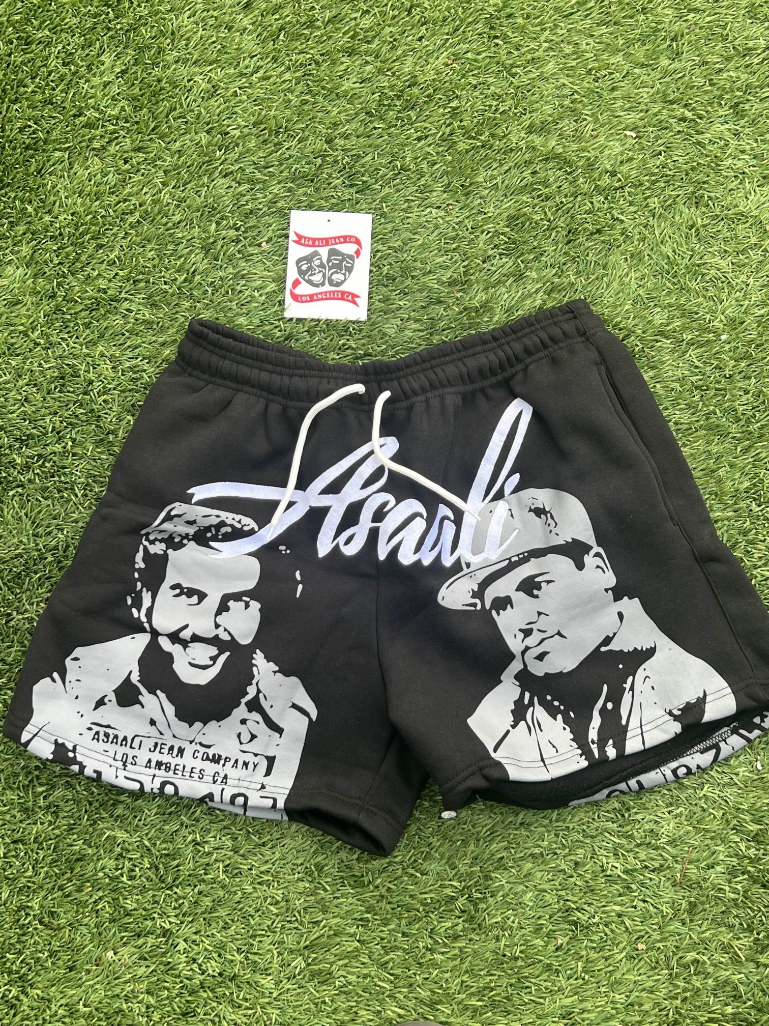Asaali Black Shorts