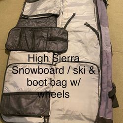 High Sierra Ski/ Snowboard, Boogie Board Bag With Wheels