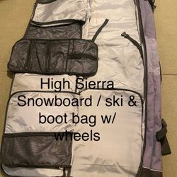 High Sierra Ski/ Snowboard, Boogie Board Bag With Wheels