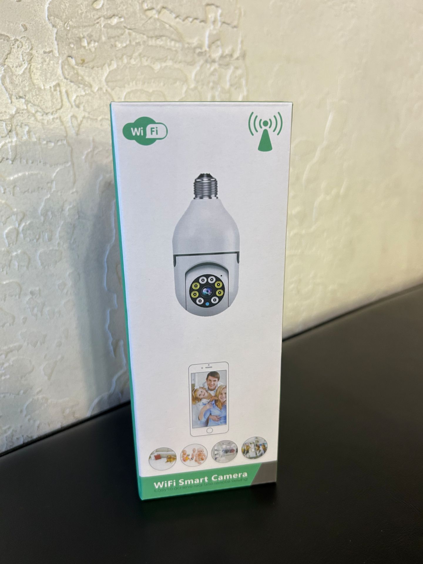 Light bulb security camera