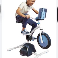 Kids Little Tikes Explore & Fit Cycle Heavy Duty Battery Powered stationary bicycle