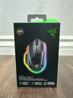 Razer Basilisk V3 Wired Customizable Ergonomic Gaming Mouse
