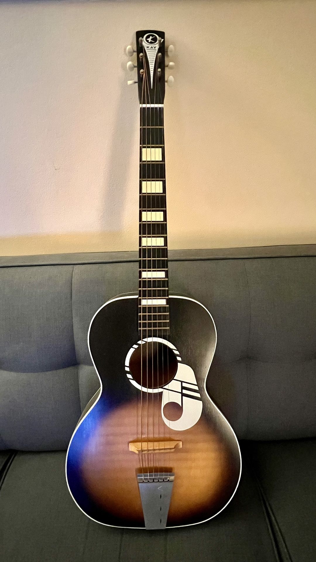 Kay steel string acoustic guitar