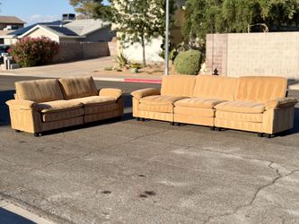 Large Modular Couch Sofa Sectional Corduroy