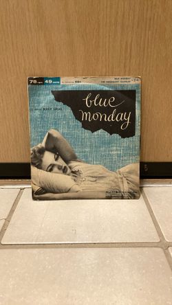 Blue Monday by Buddy Lucas   A  78 rpm  7 inch  record!!!