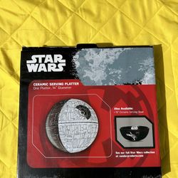 STAR WARS DEATH STAR CERAMIC SERVING PLATTER