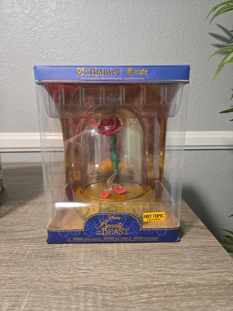 DISNEY Enchanted Rose Beauty And The Beast FUNKO POP
