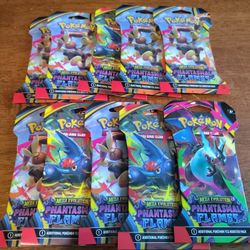 Pokémon TCG Pokemon Phantasmal Flames 10x Booster Packs 
