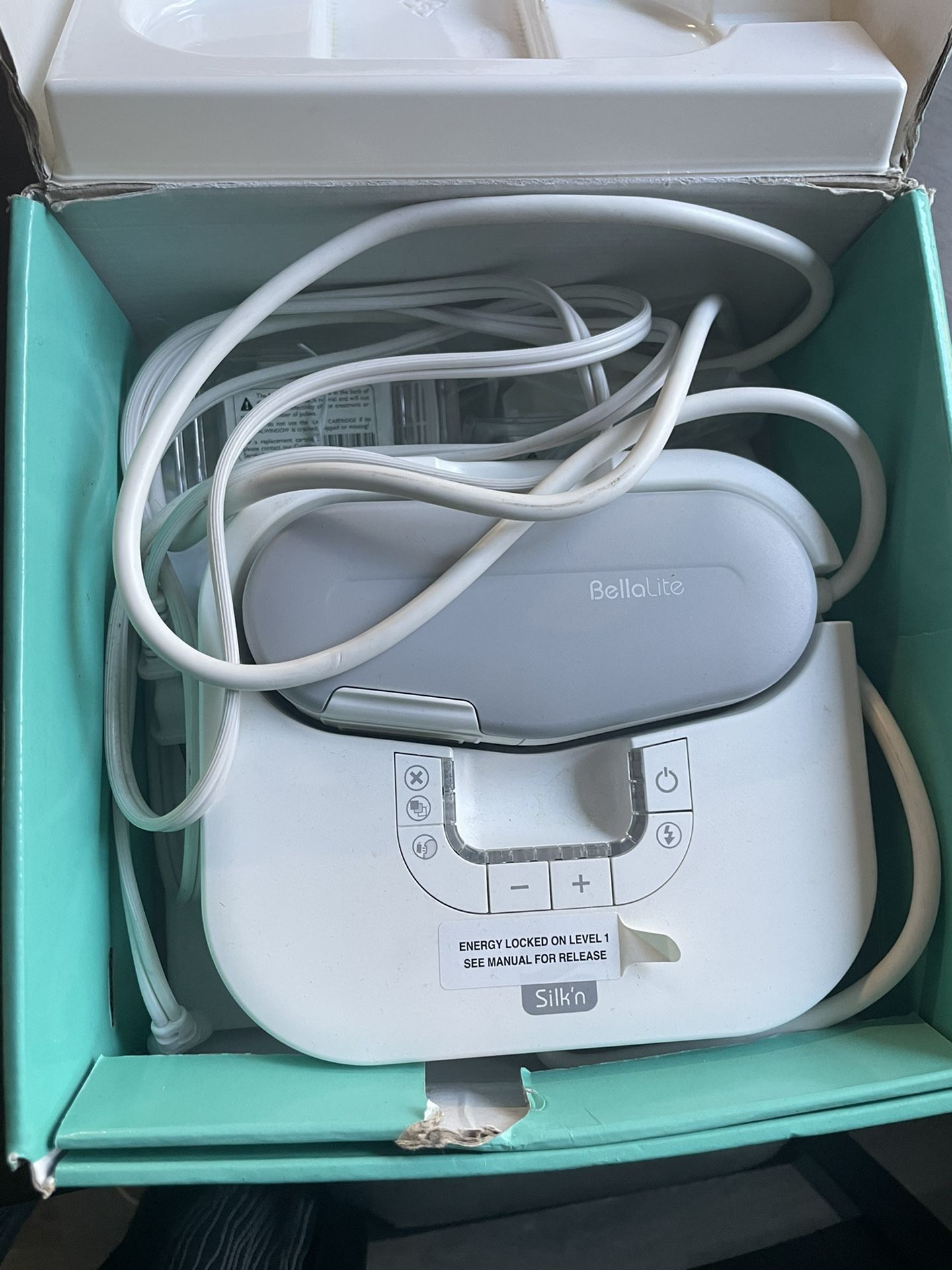 BellaLite By Silk'n Pro Hair Removal At Home w/2 Lamp Cartridge
