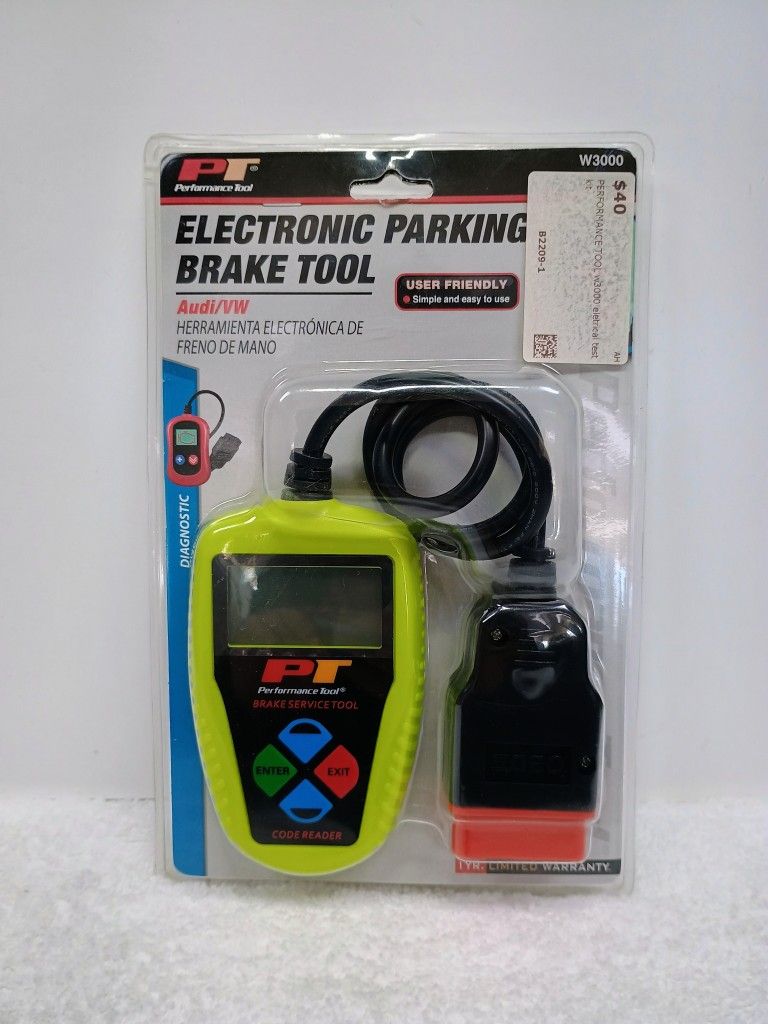 Performance Tool W3000 Electronic Parking Brake Tool , Green