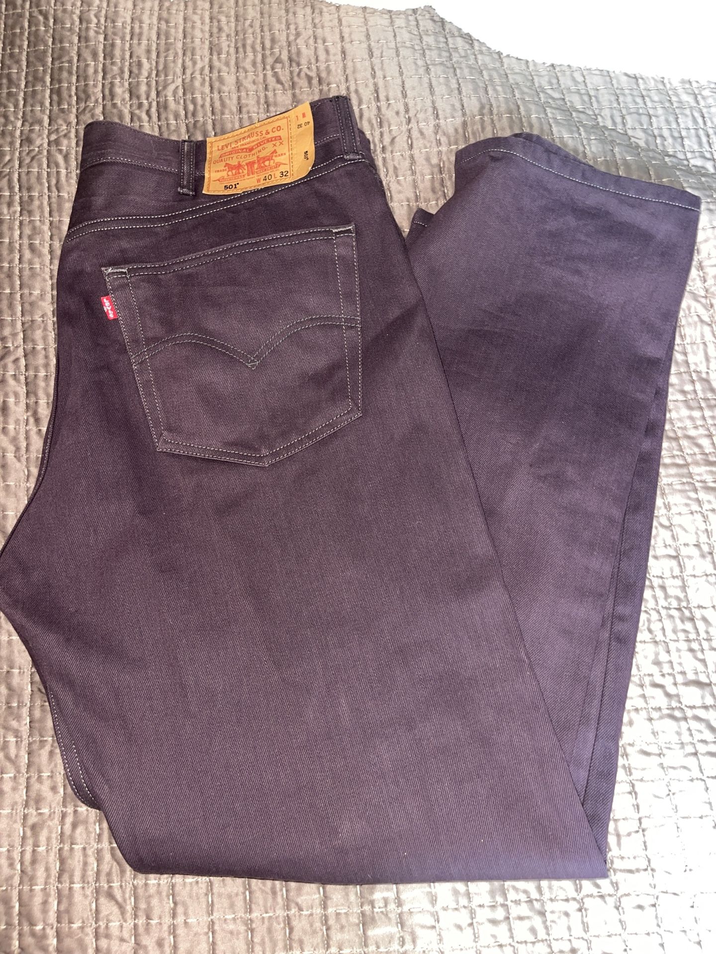 Men’s Levi’s 501 40 x 32 Purple