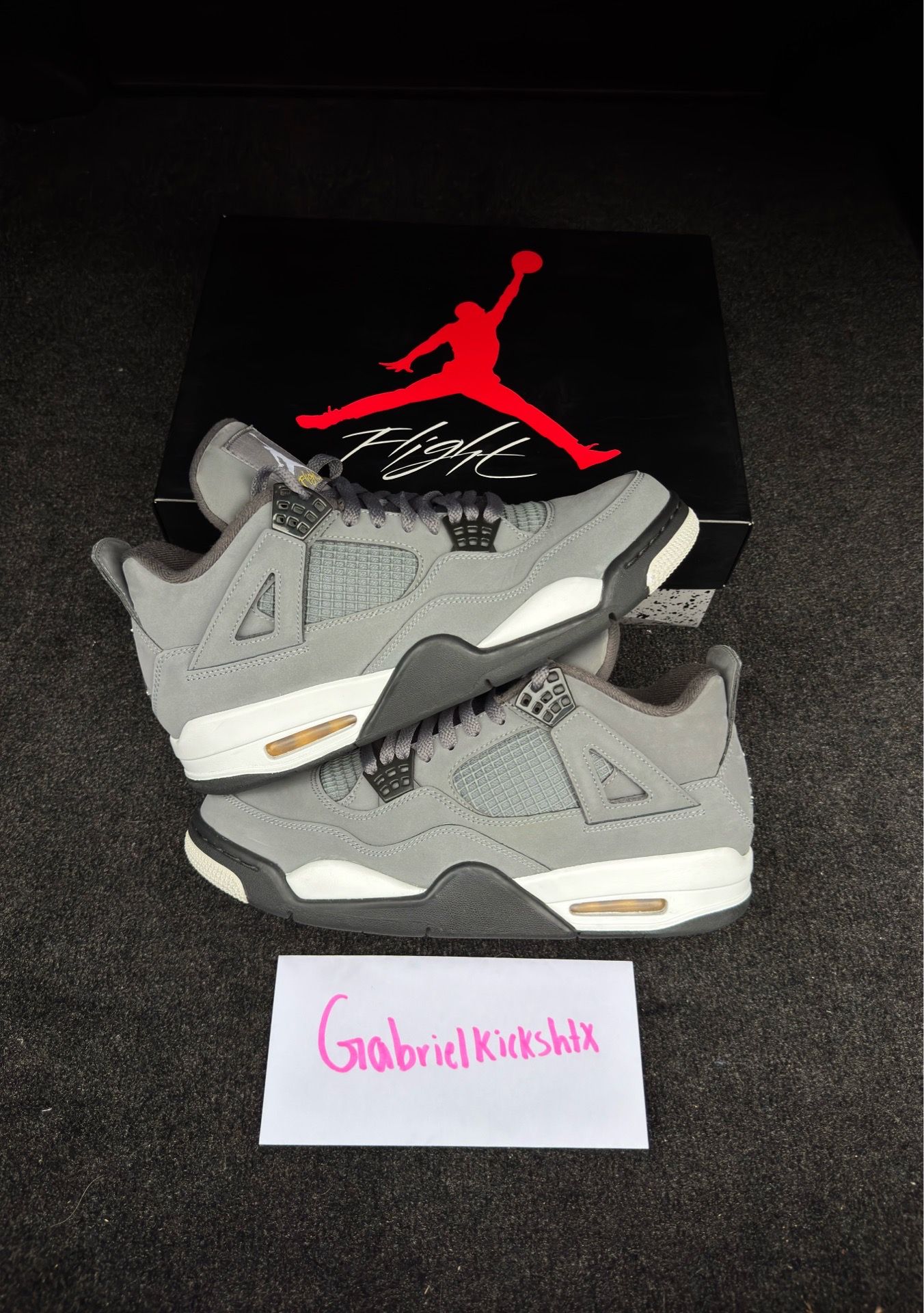 Air Jordan 4 Cool Grey 2019 Size 10