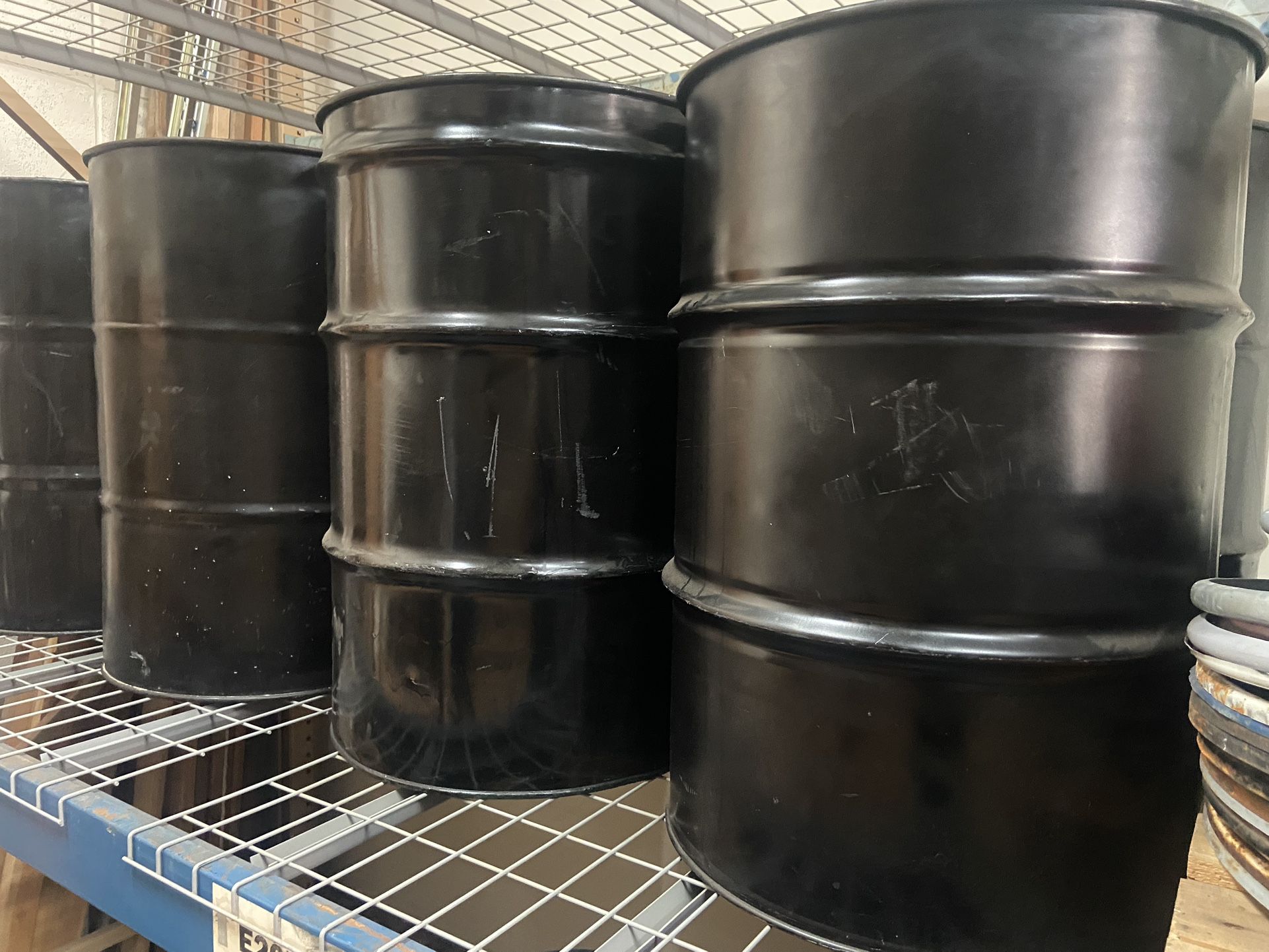 55 Gallon Steel Drum - Metal Barrel