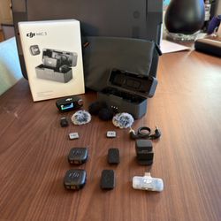 DJI Mic 3 plus phone and Sony camera adapter