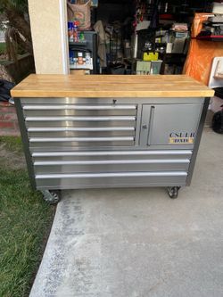 Stainless Steel roller toolbox  7 drawer