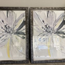 28 X 40 Glass Framed Wall Art ONLY ONE LEFT!