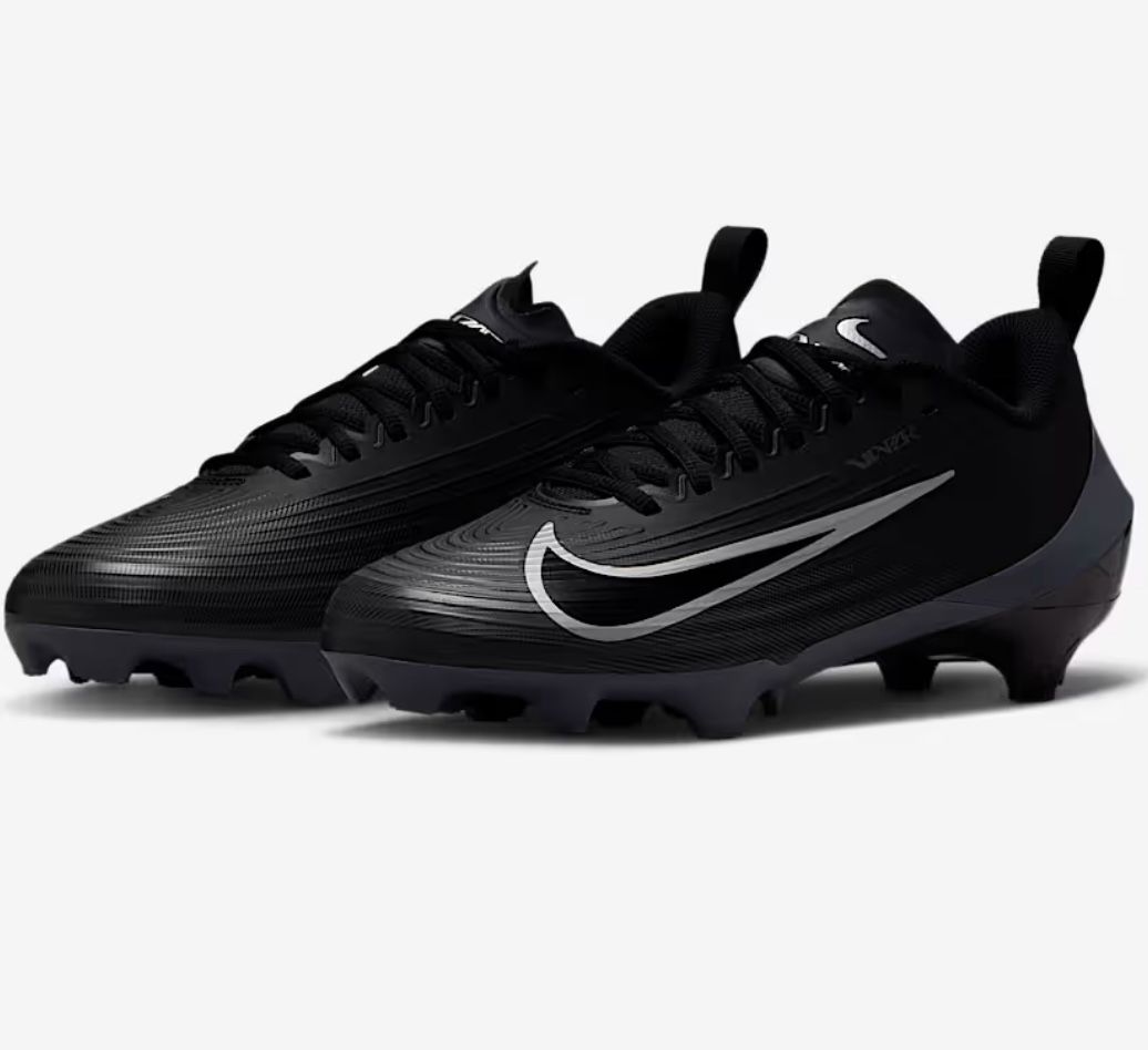 Nike Vapor Speed 3 Football Cleats Men’s Size 7 FB3303-002 Black/Grey