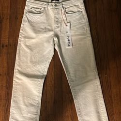 White purple jeans size 31 