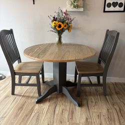 Dining Room Table And 2 Chairs