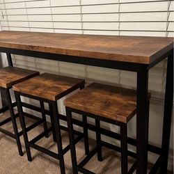 Table Set for behind Couch
