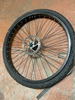29er rim with disk brake(tire is not charged)